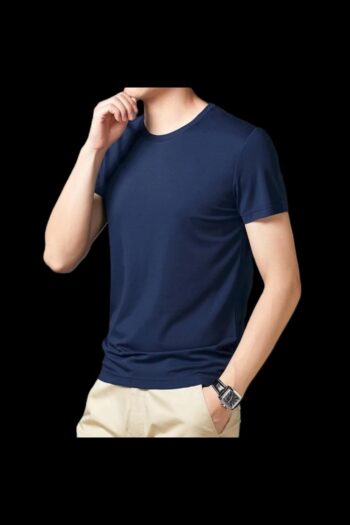 Blue T-shirt short sleeves